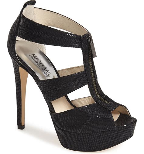 michael kors berkley platform heels|michael kors suede heels.